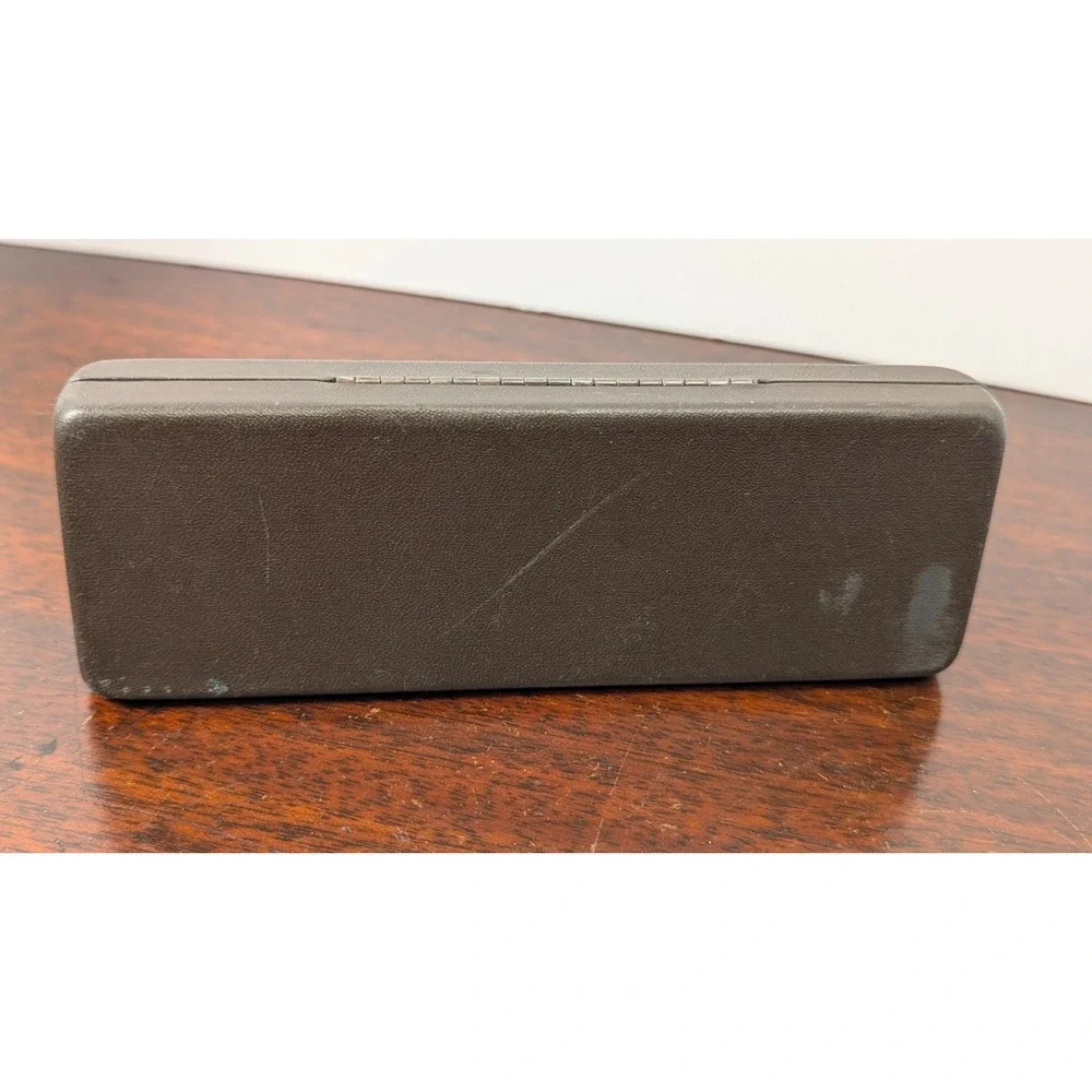 Vintage Cross Selectip Pen Case Brown Gold Trim Empty Gift Box 6.25x2.5